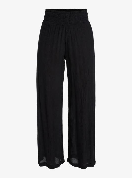 Roxy Wome's Along The Beach Pants Anthracite ERJX603438_KVJ0