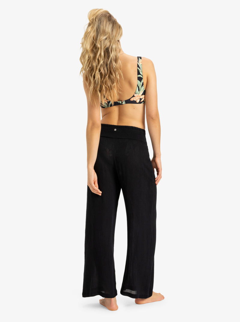 Load image into Gallery viewer, Roxy Wome&#39;s Along The Beach Pants Anthracite ERJX603438_KVJ0
