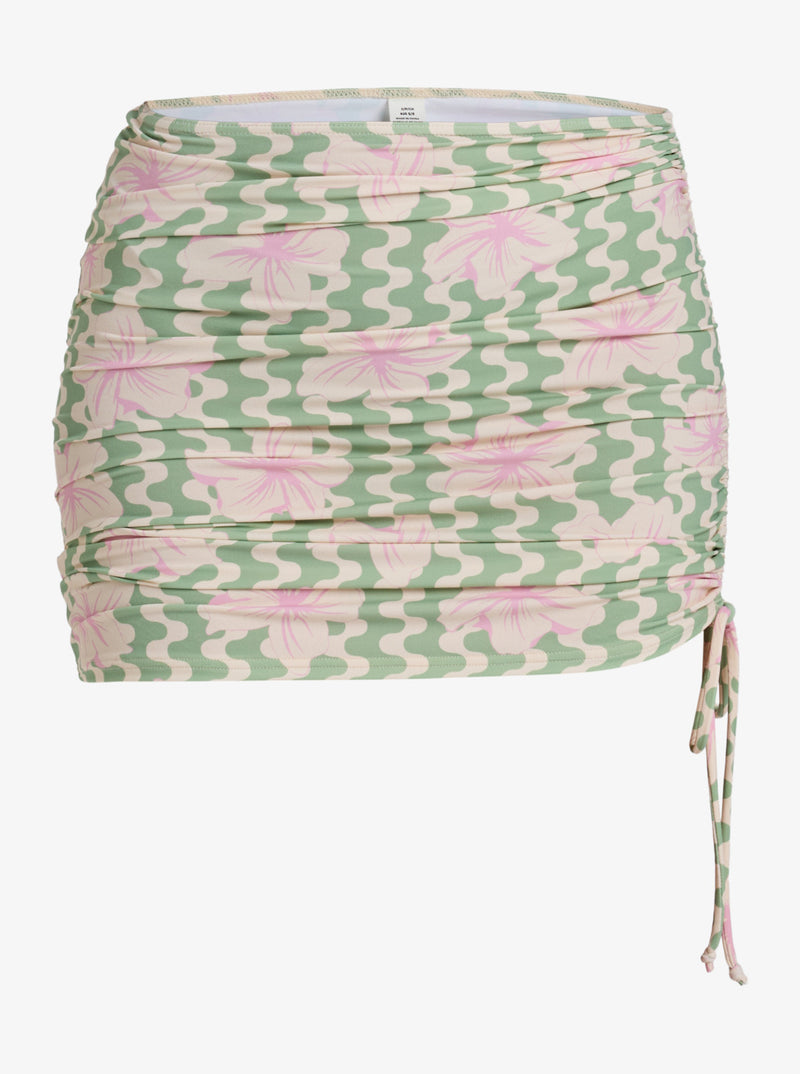 Load image into Gallery viewer, Roxy Women&#39;s Coconut Sunset Mini Skirt Basil Party Waves Yw ERJX603443_GHZ5
