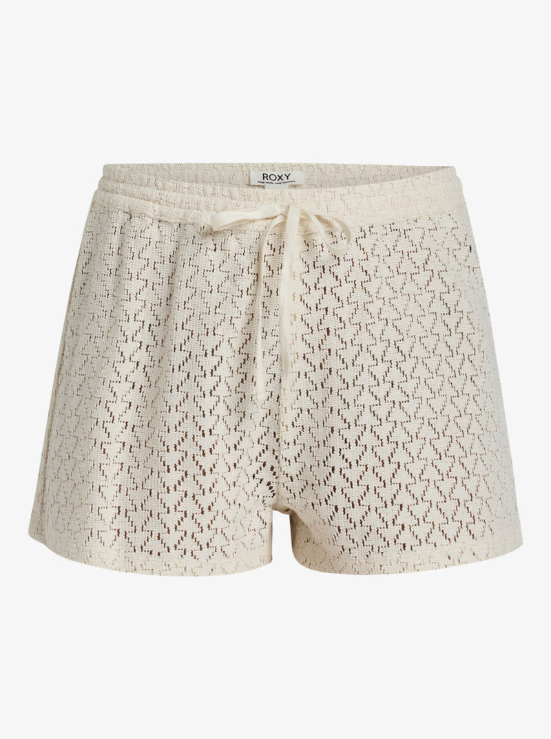 Load image into Gallery viewer, Roxy Women&#39;s Sunset Riders Beach Shorts Egret ERJX603449-WBS0
