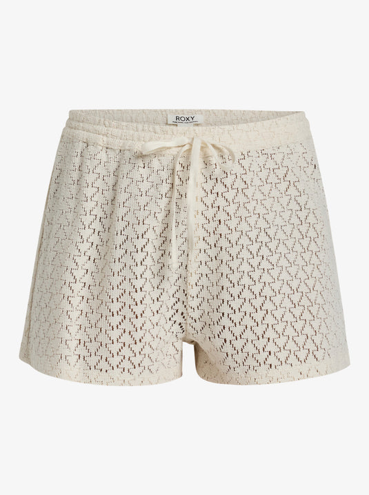 Roxy Women's Sunset Riders Beach Shorts Egret ERJX603449-WBS0