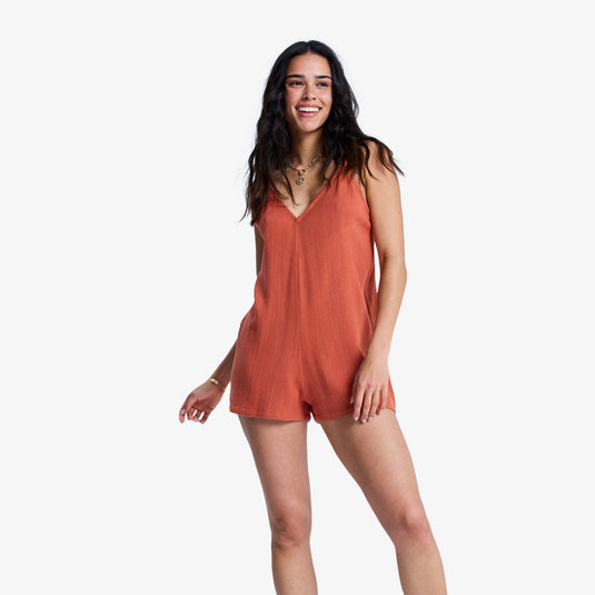 Roxy Nazare Surf Spot Jumpsuit Ginger Spice ERJX603491-NNB0