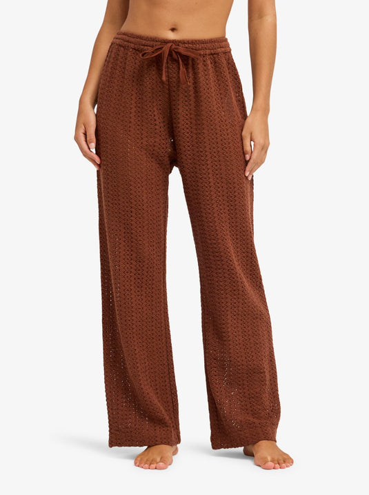 Roxy Women's Mood Moving Beach Pants Cappuccino ERJX603493-CRV0