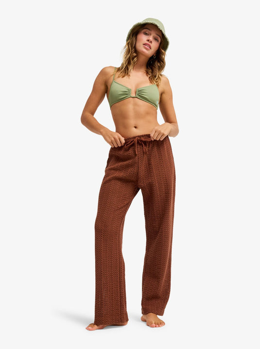 Roxy Women's Mood Moving Beach Pants Cappuccino ERJX603493-CRV0