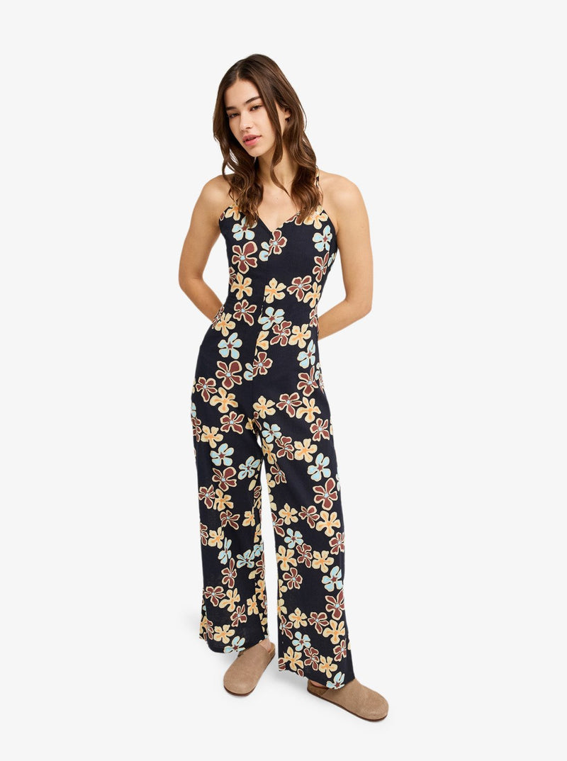 Load image into Gallery viewer, Roxy Women's Nostalgic Jumpsuit Anthracite ERJX603496-KVJ8
