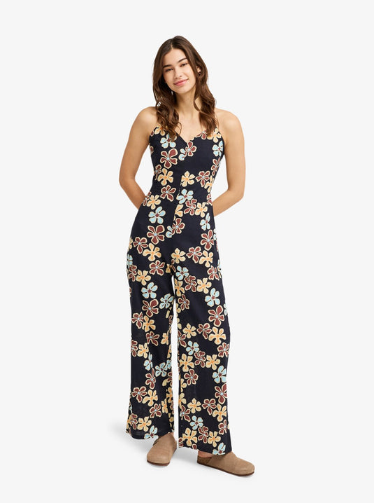 Roxy Women's Nostalgic Jumpsuit Anthracite ERJX603496-KVJ8