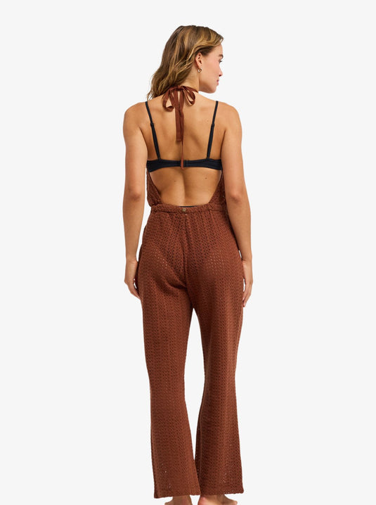 Roxy Women's Luna Feeling Jumpsuit Cappuccino ERJX603497-CRV0