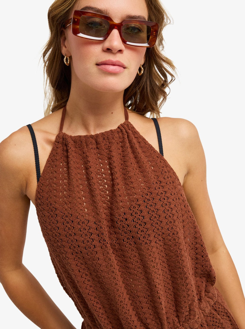 Load image into Gallery viewer, Roxy Women's Luna Feeling Jumpsuit Cappuccino ERJX603497-CRV0

