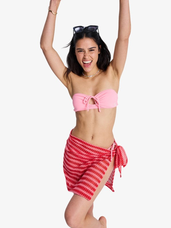 Load image into Gallery viewer, Roxy Women's Moana Story Beach Cover-Up Skirt Hibiscus ERJX603500-RMZ0
