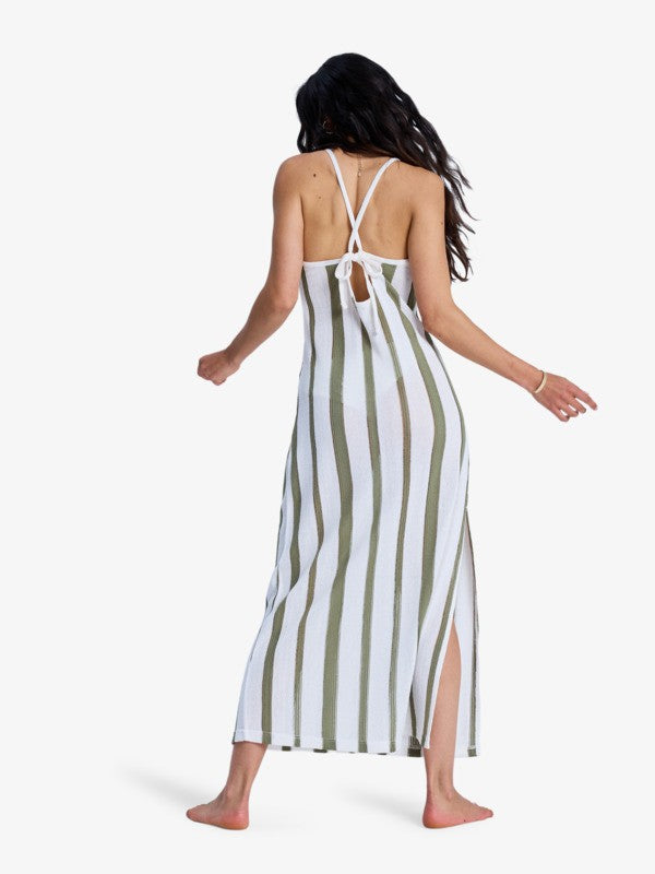 Load image into Gallery viewer, Roxy Women's Nalu Sunset Dress Oil Green ERJX603502-GLD0
