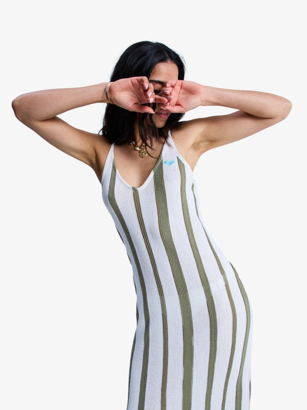 Load image into Gallery viewer, Roxy Women's Nalu Sunset Dress Oil Green ERJX603502-GLD0
