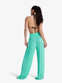 Load image into Gallery viewer, Roxy Women's Along The Sunset Beach Pants Green ERJX603509-GHM0
