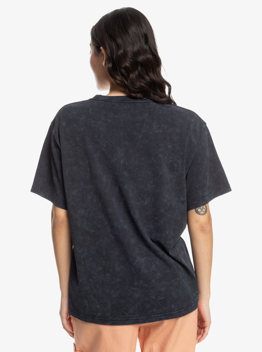 Roxy Women's Moonlight Sunset Oversize Fit T-Shirt Anthracite ERJZT05686-KVJ0