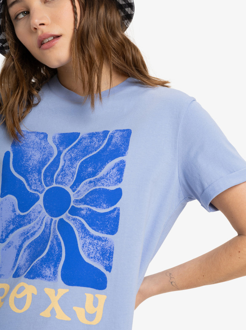 Load image into Gallery viewer, Roxy Women&#39;s Oceanregular Poster Short Sleeve T-Shirt Grapemist ERJZT05911-PJB0
