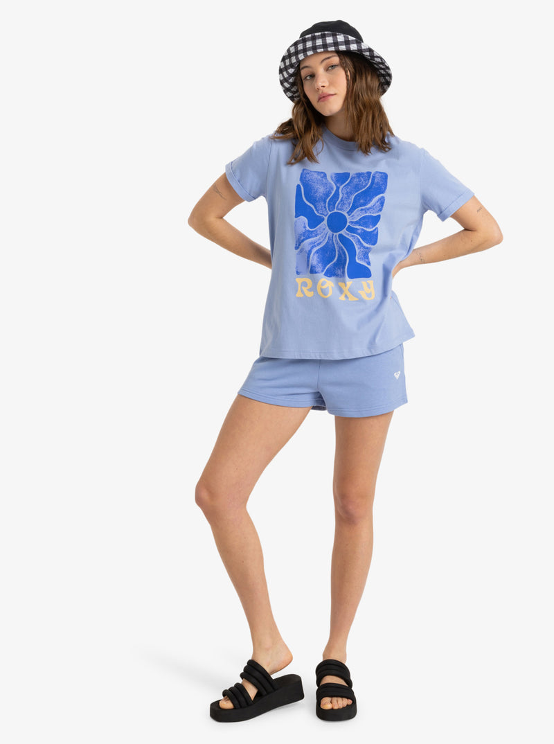 Load image into Gallery viewer, Roxy Women&#39;s Oceanregular Poster Short Sleeve T-Shirt Grapemist ERJZT05911-PJB0
