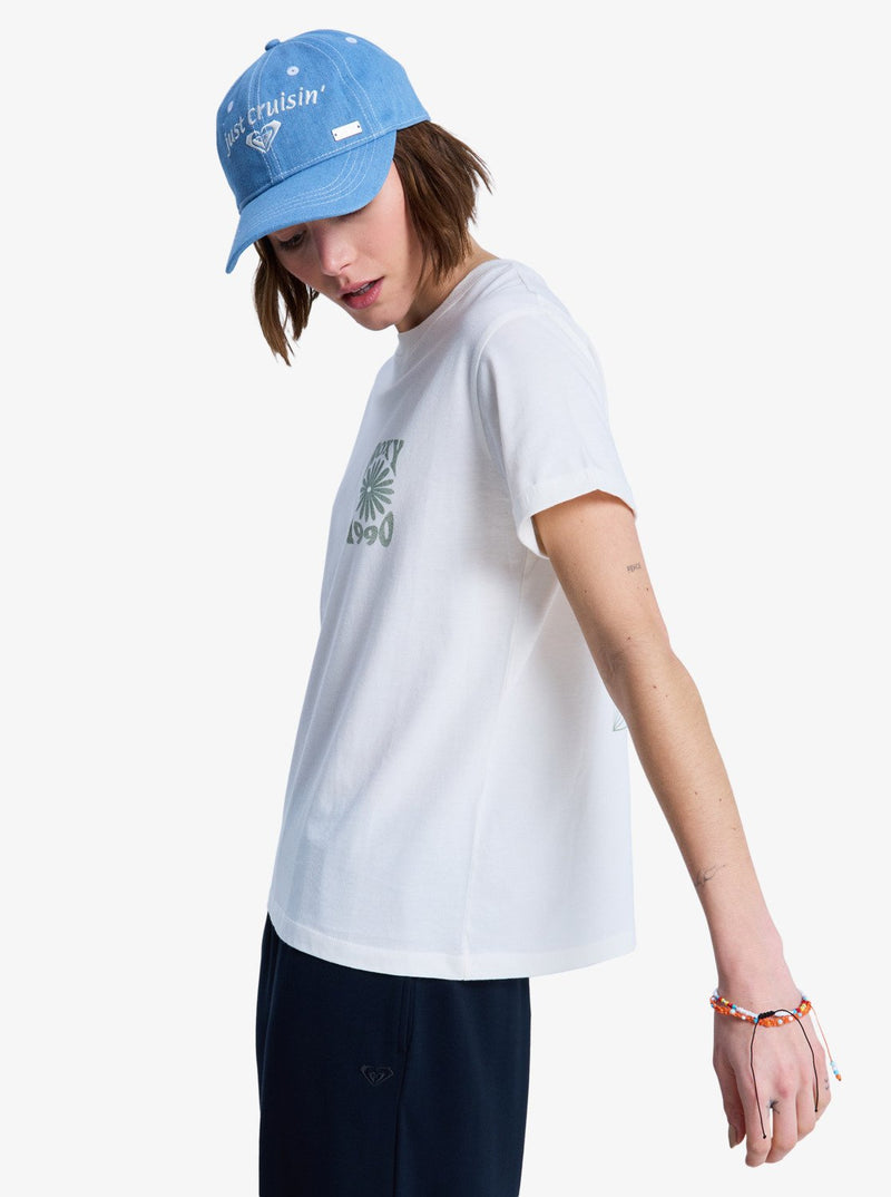 Load image into Gallery viewer, Roxy Women's Oceanregular Short Sleeve T-Shirt Coconut Milk ERJZT06110-WZA0
