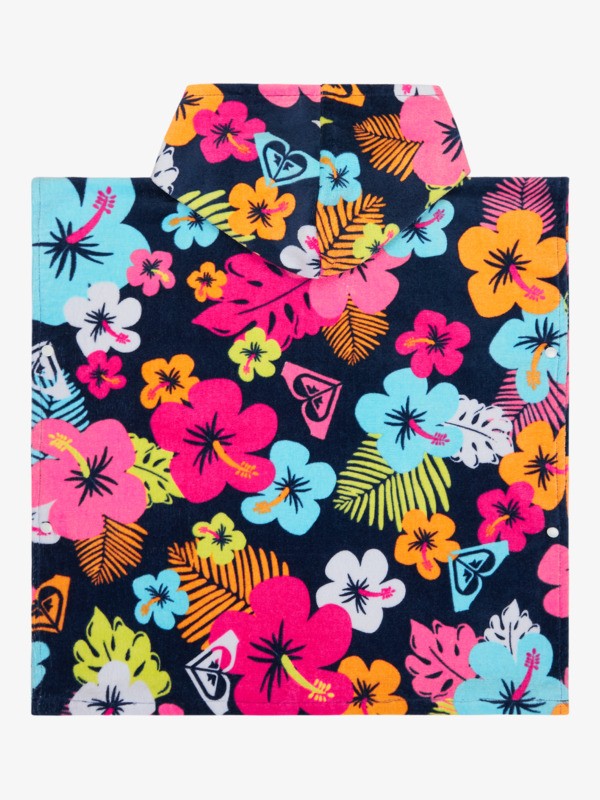 Load image into Gallery viewer, Roxy Kids' Tw Stay Magical Printed Beach Towel Mood Indigo Morning Flowers ERLAA03064-BSP6
