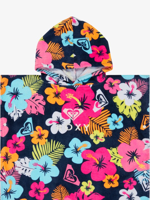 Load image into Gallery viewer, Roxy Kids' Tw Stay Magical Printed Beach Towel Mood Indigo Morning Flowers ERLAA03064-BSP6
