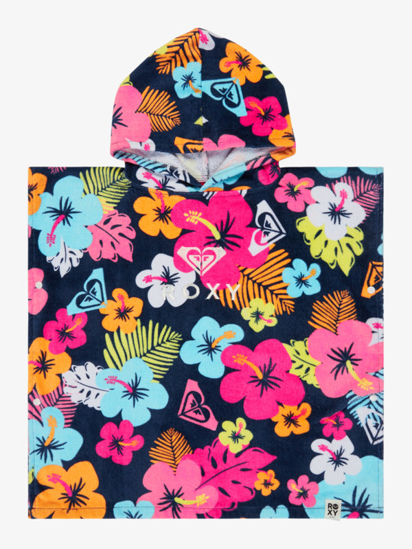 Load image into Gallery viewer, Roxy Kids' Tw Stay Magical Printed Beach Towel Mood Indigo Morning Flowers ERLAA03064-BSP6
