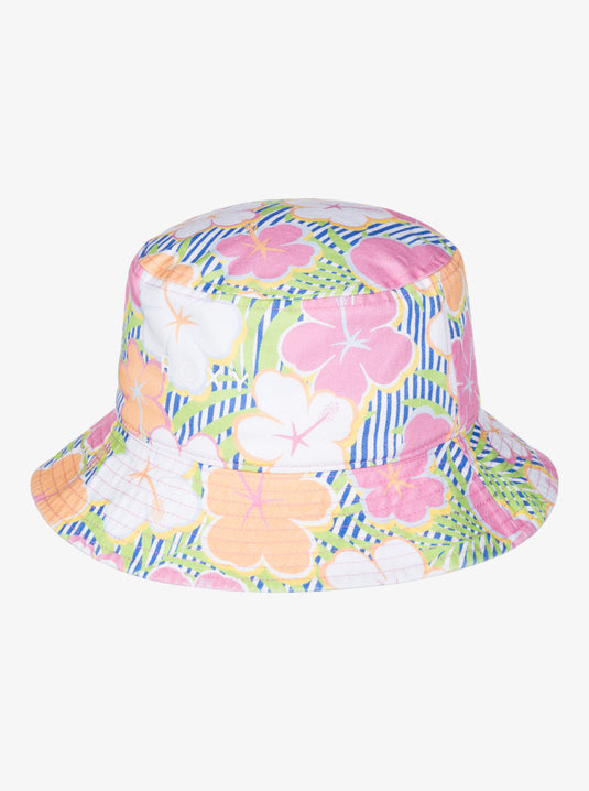 Roxy Kid's Jasmine Paradise Bucket Hat Ultramarine Teenie Flower ERLHA03159-BKD6