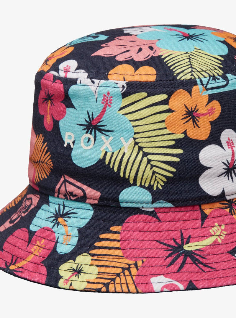Load image into Gallery viewer, Roxy Kids' Tw Jasmine Paradise Bucket Hat Mood Indigo Morning Flowers Tw ERLHA03176-BSP6
