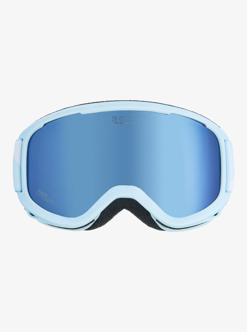 Load image into Gallery viewer, Roxy Kids&#39; Sweetpea Ski/Snowboard Goggles Big Flowers/Clux Ml Lt Blue S3 ERLTG03005-BDF0
