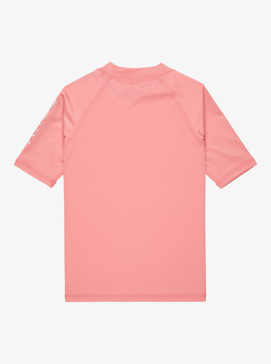Roxy Kids' Whole Hearted Short Sleeve Rash Vest (2-7) Plumeria ERLWR03230-MHD0