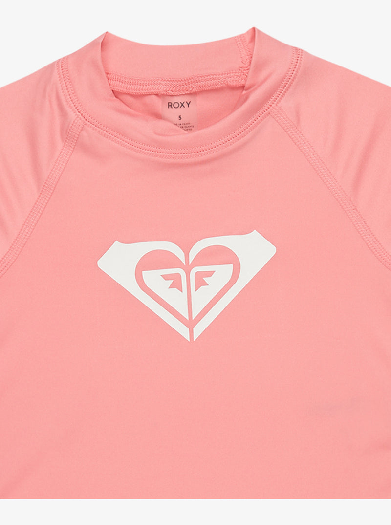 Load image into Gallery viewer, Roxy Kids&#39; Whole Hearted Short Sleeve Rash Vest (2-7) Plumeria ERLWR03230-MHD0
