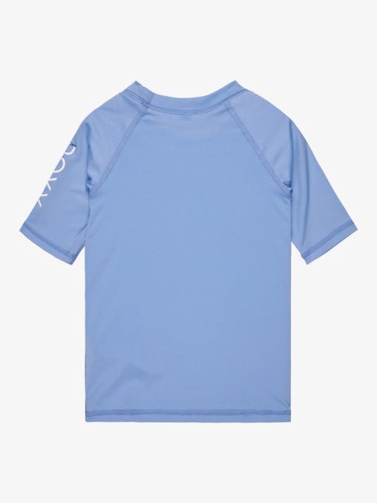 Roxy Kids' Whole Hearted Short Sleeve Rash Vest (2-7) Grapemist ERLWR03230-PJB0