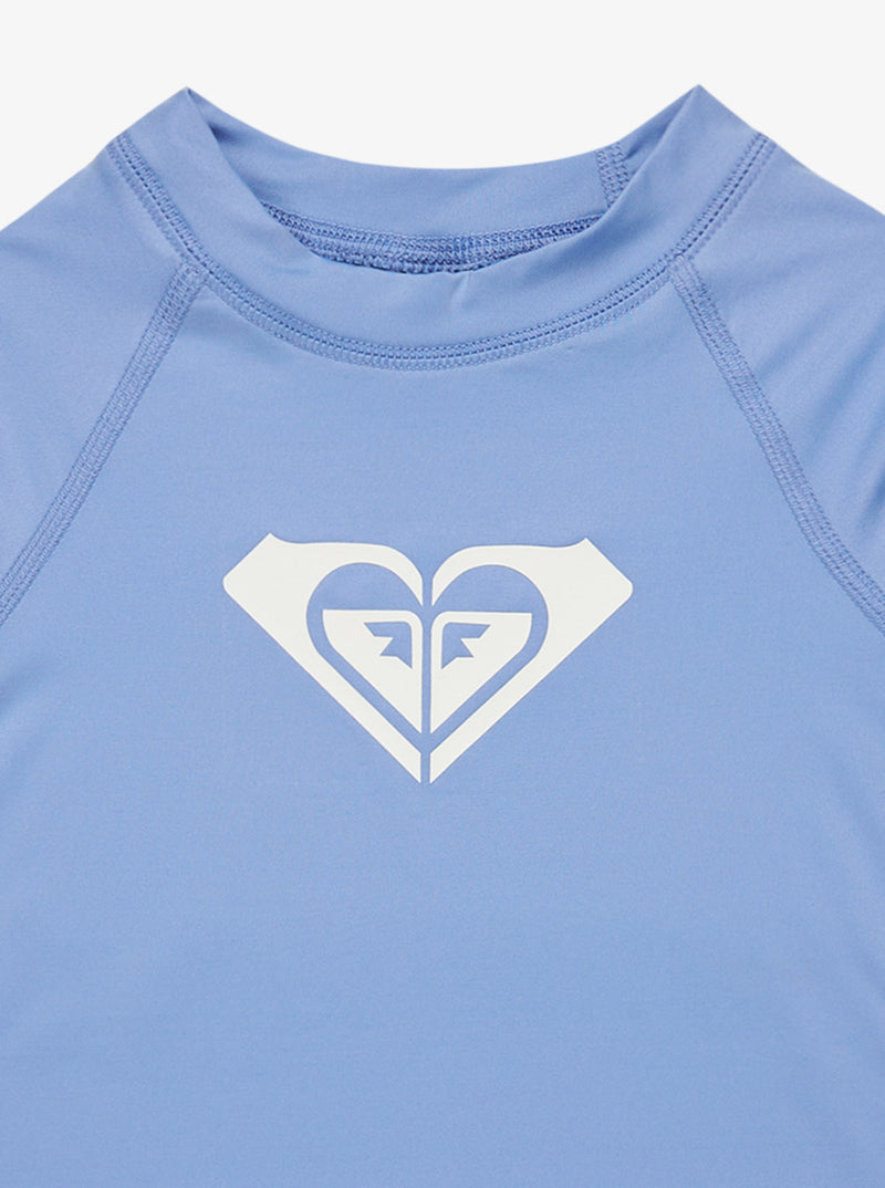 Load image into Gallery viewer, Roxy Kids&#39; Whole Hearted Short Sleeve Rash Vest (2-7) Grapemist ERLWR03230-PJB0
