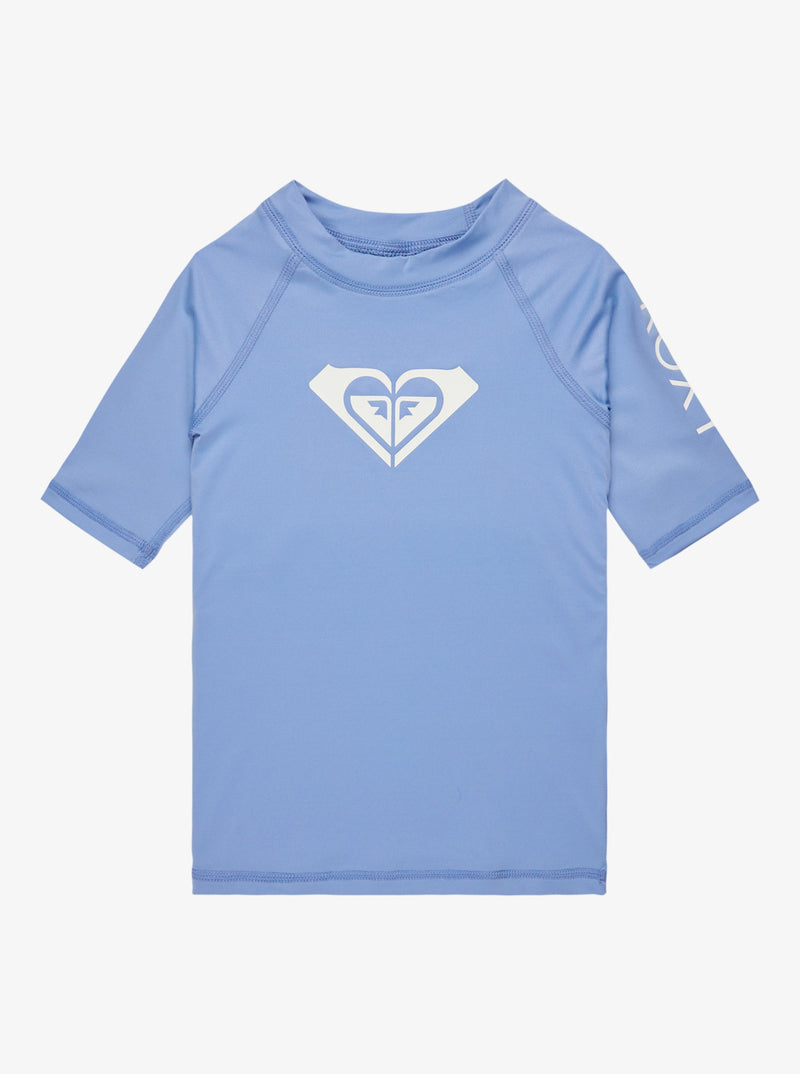 Load image into Gallery viewer, Roxy Kids&#39; Whole Hearted Short Sleeve Rash Vest (2-7) Grapemist ERLWR03230-PJB0
