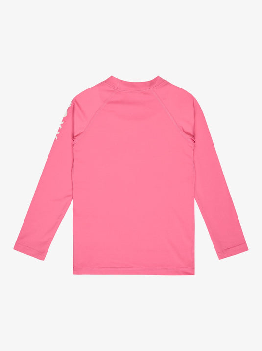 Roxy Kid's (2-7) Whole Hearted LS Rashguard Pink ERLWR03362-MLW0