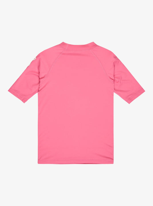 Roxy Kid's (2-7) Whole Hearted SS Rashguard Pink ERLWR03363-MLW0
