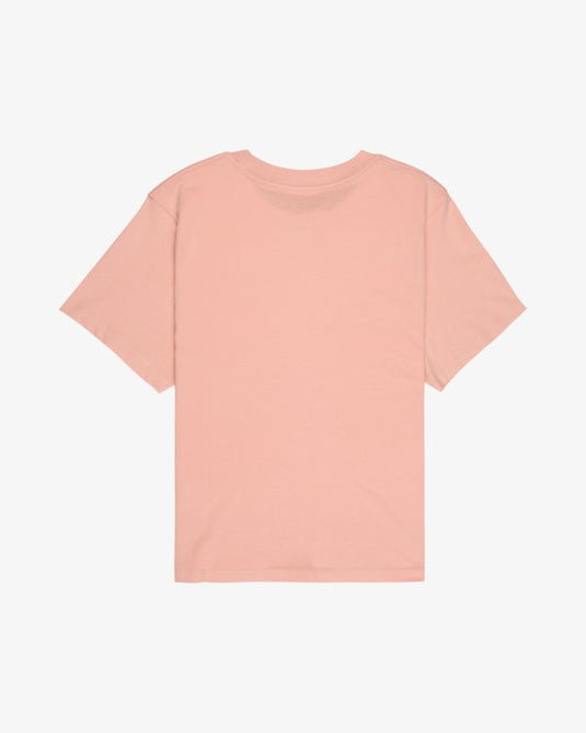 RVCA Women's Keep Growing T-Shirt Dusty Pink EVJZT00175-MFW0