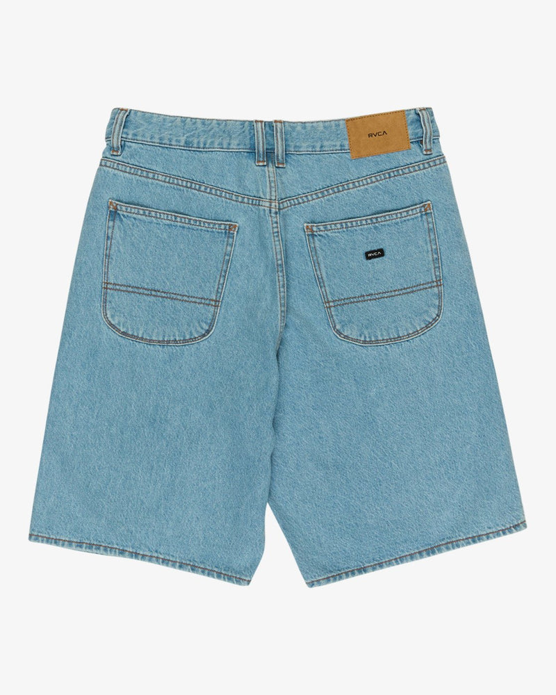 Load image into Gallery viewer, RVCA Men's Skate Denim Shorts Bleach Wash EVYDS03000-BEJW
