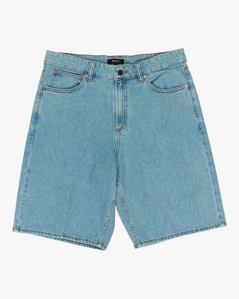Load image into Gallery viewer, RVCA Men's Skate Denim Shorts Bleach Wash EVYDS03000-BEJW

