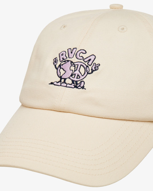 RVCA Men's United Clipback Cap Natural EVYHA03003-WDR0