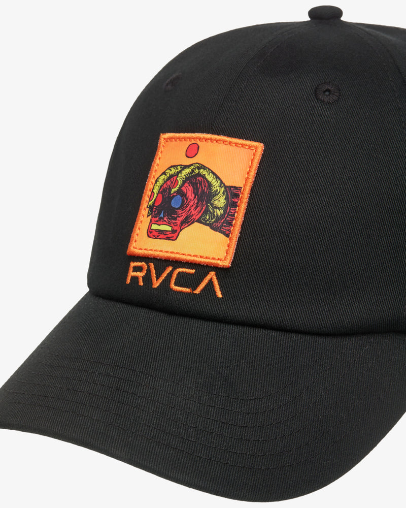 Load image into Gallery viewer, RVCA Superblast Snapback Cap Black EVYHA03008-BLK
