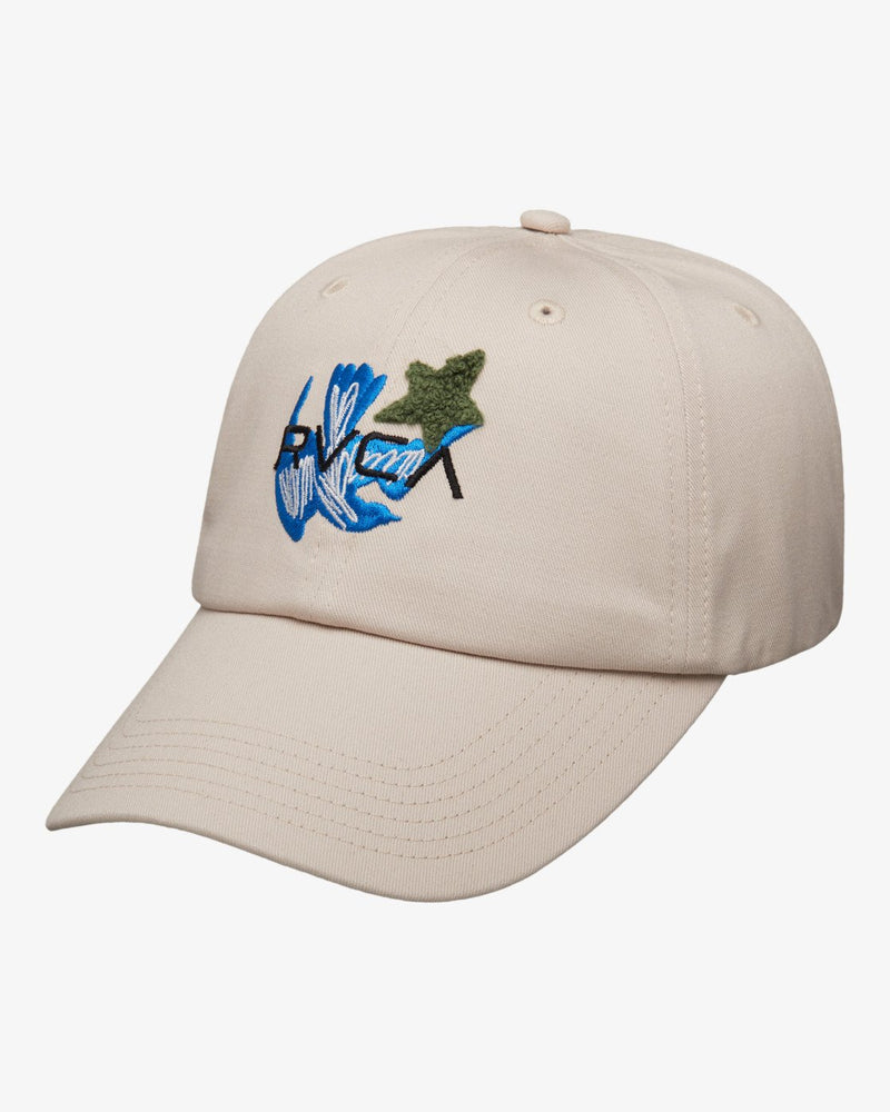 Load image into Gallery viewer, RVCA Unisex Antonia Figueiredo Bird Logo Cap Moonbeam EVYHA03011-SEZ0
