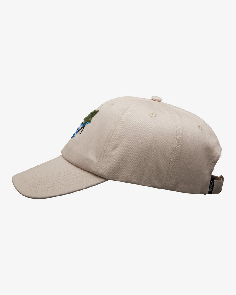 Load image into Gallery viewer, RVCA Unisex Antonia Figueiredo Bird Logo Cap Moonbeam EVYHA03011-SEZ0
