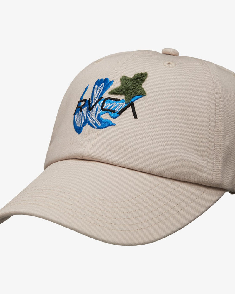 Load image into Gallery viewer, RVCA Unisex Antonia Figueiredo Bird Logo Cap Moonbeam EVYHA03011-SEZ0
