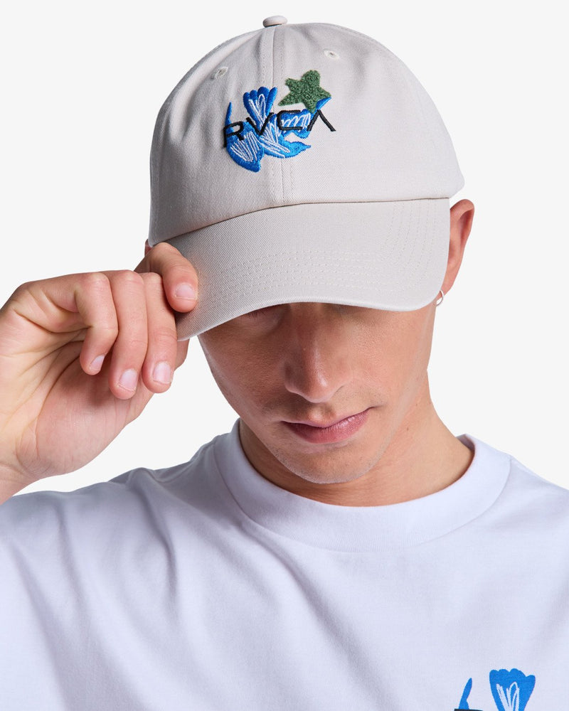 Load image into Gallery viewer, RVCA Unisex Antonia Figueiredo Bird Logo Cap Moonbeam EVYHA03011-SEZ0
