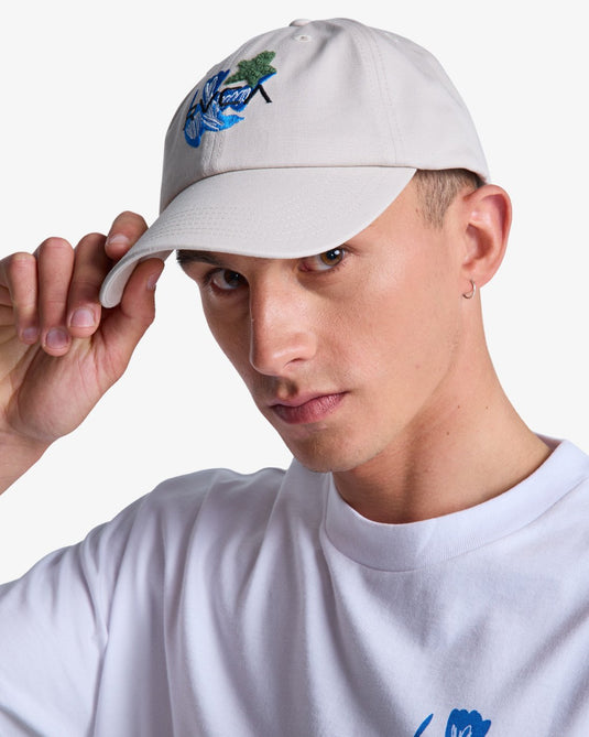 RVCA Unisex Antonia Figueiredo Bird Logo Cap Moonbeam EVYHA03011-SEZ0