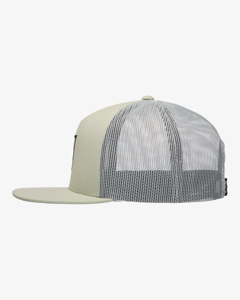 Load image into Gallery viewer, RVCA Unisex Va All The Way Trucker Hat Light Olive EVYHA03016-LTO
