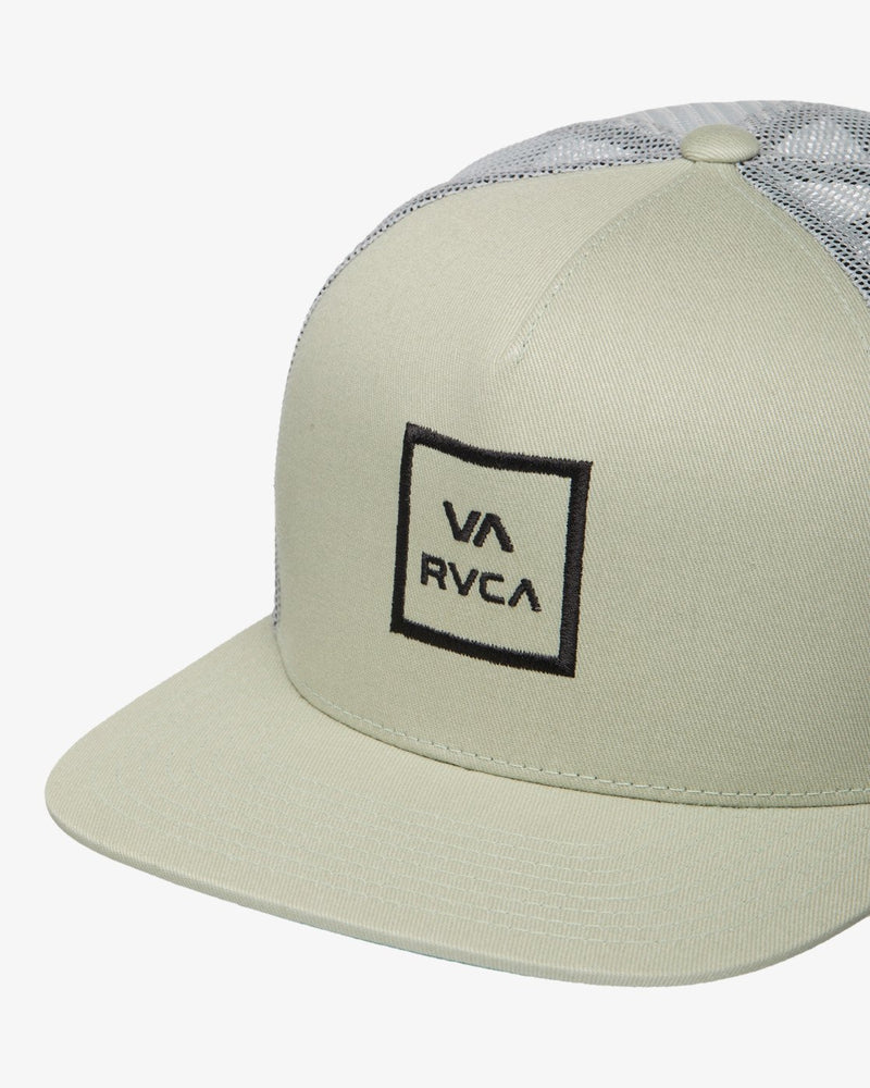 Load image into Gallery viewer, RVCA Unisex Va All The Way Trucker Hat Light Olive EVYHA03016-LTO
