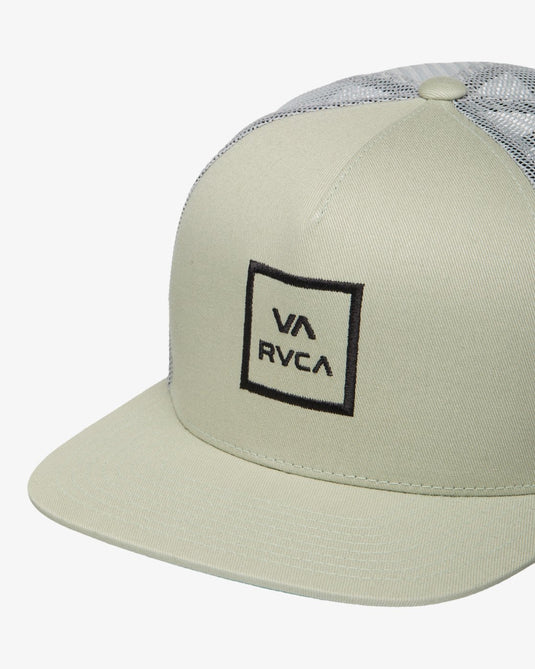 RVCA Unisex Va All The Way Trucker Hat Light Olive EVYHA03016-LTO