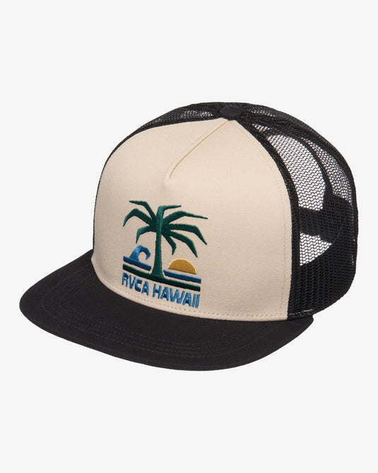 RVCA Unisex Resort Inc Trucker Cap Silver Bleach EVYHA03018-SLB