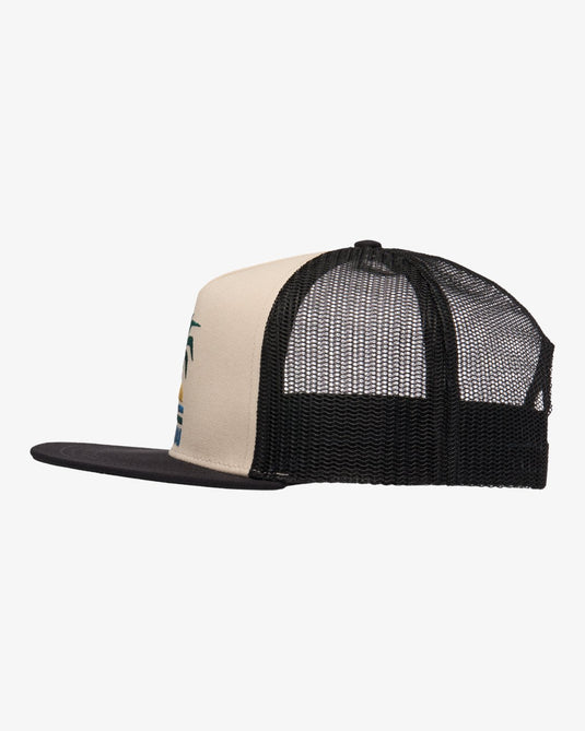 RVCA Unisex Resort Inc Trucker Cap Silver Bleach EVYHA03018-SLB