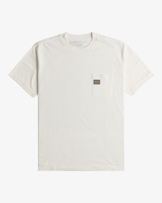 RVCA Men's Americana Pocket T-Shirt Antique White EVYZT00127-ANW