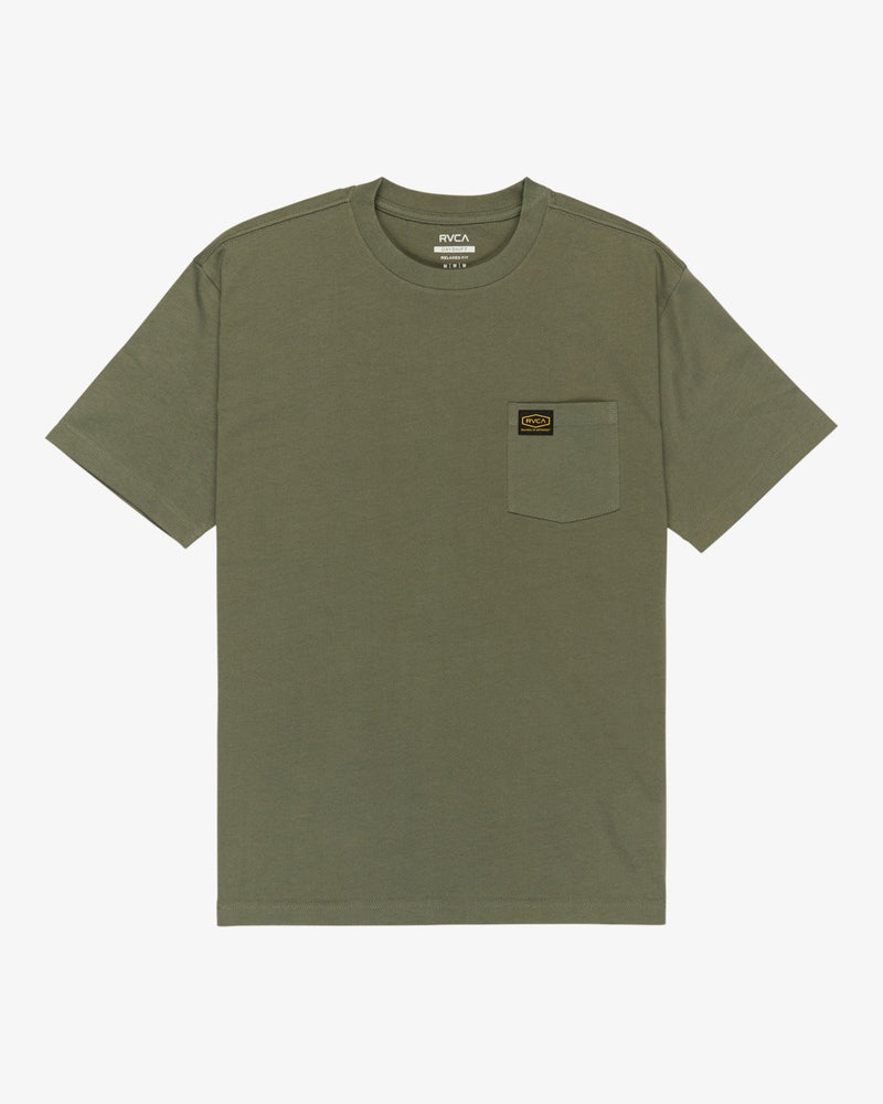 Load image into Gallery viewer, RVCA Men's Americana Pocket Short Sleeve T-Shirt Sage Leaf EVYZT00127-SLE
